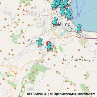 Mappa Via Ciraulo, 90046 Monreale PA, Italia (6.19267)