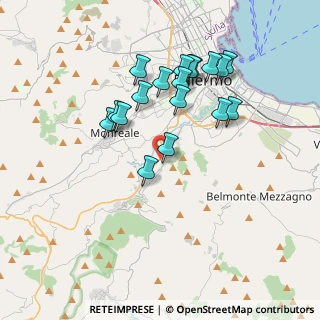 Mappa Via Ciraulo, 90046 Monreale PA, Italia (3.85944)
