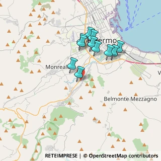 Mappa Via Ciraulo, 90046 Monreale PA, Italia (3.48727)