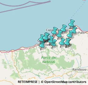 Mappa Via G. Mazzini, 98076 Sant'Agata di Militello ME, Italia (11.51067)