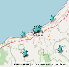 Mappa Via G. Mazzini, 98076 Sant'Agata di Militello ME, Italia (3.56615)