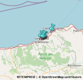 Mappa Via Medici, 98076 Sant'Agata di Militello ME, Italia (51.60579)