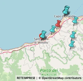 Mappa Via Gen. A. Liotta, 98076 Sant'Agata di Militello ME, Italia (9.90909)
