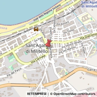 Mappa Via Gen. A. Liotta, 38, 98076 Sant'Agata di Militello, Messina (Sicilia)