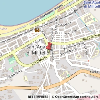 Mappa Via Gen. A. Liotta, 48, 98076 Sant'Agata di Militello, Messina (Sicilia)