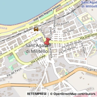 Mappa Via Gen. A. Liotta, 24, 98076 Sant'Agata di Militello, Messina (Sicilia)