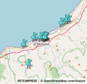 Mappa Via Sant'Anna, 98076 Sant'Agata di Militello ME, Italia (2.73)