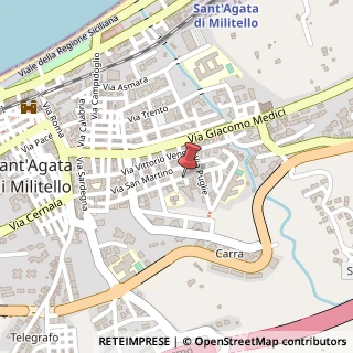 Mappa Via Liguria, 51, 98076 Sant'Agata di Militello, Messina (Sicilia)