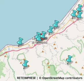 Mappa Via Monaci, 98076 Sant'Agata di Militello ME, Italia (4.75909)