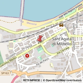 Mappa Via G. Medici, 294, 98076 Sant'Agata di Militello, Messina (Sicilia)