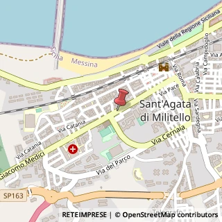 Mappa Via G. Medici, 387, 98076 Sant'Agata di Militello, Messina (Sicilia)