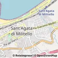Kaart Sant'Agata di Militello