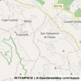 Mappa San Salvatore di Fitalia
