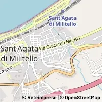 Térkép Sant'Agata di Militello