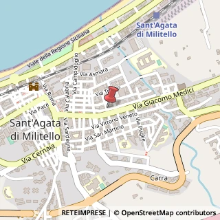 Mappa Via Baldisseri, 48, 98076 Sant'Agata di Militello, Messina (Sicilia)
