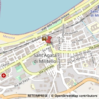 Mappa Via G. Medici, 265, 98076 Sant'Agata di Militello, Messina (Sicilia)