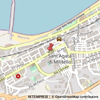 Mappa Via G. Medici, 317, 98076 Sant'Agata di Militello, Messina (Sicilia)