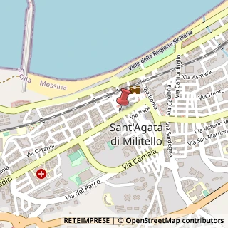 Mappa Piazza Vincenzo Consolo, 9, 98076 Sant'Agata di Militello, Messina (Sicilia)