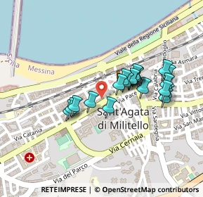 Mappa Piazza Vincenzo Consolo, 98076 Sant'Agata di Militello ME, Italia (0.209)