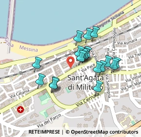 Mappa Via Peschiera, 98076 Sant'Agata di Militello ME, Italia (0.207)