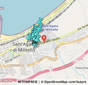 Mappa Via Baldisseri, 98076 Sant'Agata di Militello ME, Italia (0.2935)