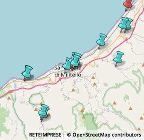 Mappa Via Baldisseri, 98076 Sant'Agata di Militello ME, Italia (4.75538)