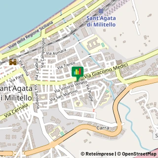 Mappa Largo Sant'Agata, 7, 98076 Sant'Agata di Militello, Messina (Sicilia)