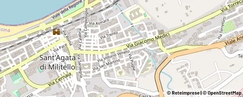 Mappa Sant'Agata di Militello