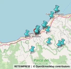 Mappa Via Ottorino Respighi, 98076 Sant'Agata di Militello ME, Italia (6.98133)