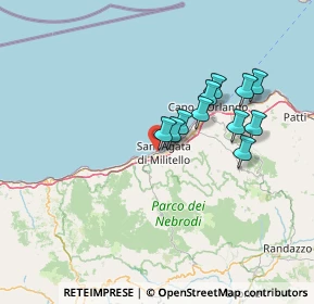 Mappa Contrada Piana, 98076 Sant'Agata di Militello ME, Italia (13.24818)