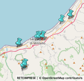 Mappa SP161, 98076 Sant'Agata di Militello ME, Italia (4.91364)