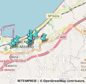 Mappa SP161, 98076 Sant'Agata di Militello ME, Italia (0.87636)