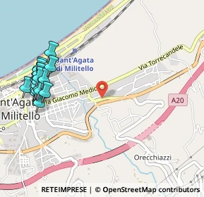 Mappa SP161, 98076 Sant'Agata di Militello ME, Italia (0.711)