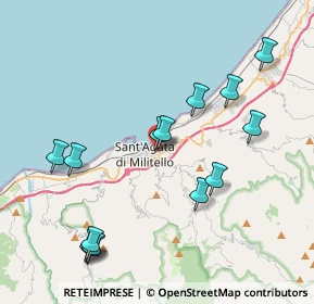 Mappa Via Emilia, 98076 Sant'Agata di Militello ME, Italia (4.84643)