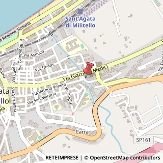 Mappa Via Emilia, 8, 98076 Sant'Agata di Militello, Messina (Sicilia)