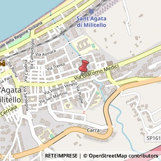 Mappa Via G. Medici, 59, 98076 Sant'Agata di Militello, Messina (Sicilia)