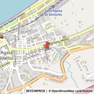 Mappa Via Puglie, 14, 98076 Sant'Agata di Militello, Messina (Sicilia)