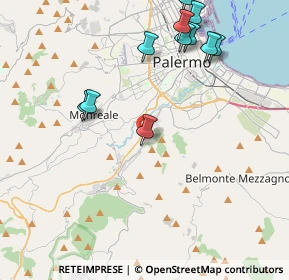 Mappa Via Altofonte, 90030 Palermo PA, Italia (5.95286)