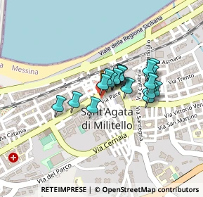 Mappa Via San Giuseppe, 98076 Sant'Agata di Militello ME, Italia (0.162)