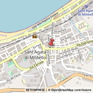 Mappa Via Medici,  152, 98076 Sant'Agata di Militello, Messina (Sicilia)