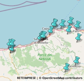 Mappa Via Michelangelo, 98076 Sant'Agata di Militello ME, Italia (19.05056)