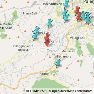 Mappa Via Esterna Lavanche, 90046 Monreale PA, Italia (3.12769)