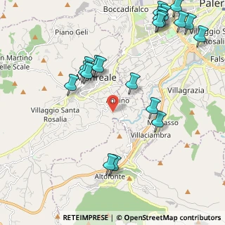 Mappa Via Esterna Lavanche, 90046 Monreale PA, Italia (2.969)