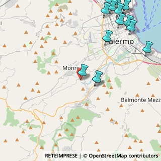 Mappa Via Esterna Lavanche, 90046 Monreale PA, Italia (6.876)