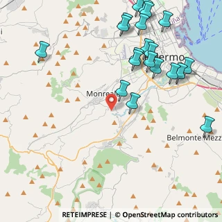 Mappa Via Esterna Lavanche, 90046 Monreale PA, Italia (5.8595)