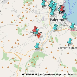 Mappa Via Esterna Lavanche, 90046 Monreale PA, Italia (6.803)
