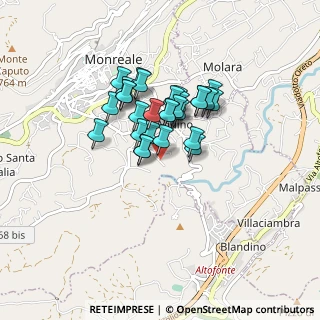 Mappa Via Esterna Lavanche, 90046 Monreale PA, Italia (0.66897)