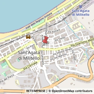 Mappa Via Campidoglio, 64, 98076 Sant'Agata di Militello, Messina (Sicilia)