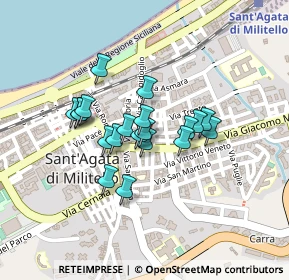 Mappa GENTILE DANIELE, 98076 Sant'Agata di Militello ME, Italia (0.174)