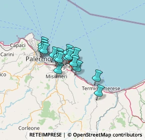 Mappa Via Nazionale s.s., 90014 Casteldaccia PA, Italia (9.59647)